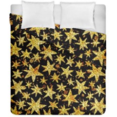 Shiny Glitter Stars Duvet Cover Double Side (california King Size) by uniart180623