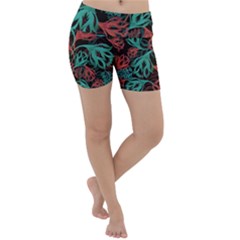 Flower Patterns Ornament Pattern Lightweight Velour Yoga Shorts by uniart180623