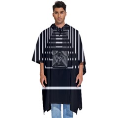 Infinity Feelings Men s Hooded Rain Ponchos by uniart180623