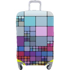 To Dye Abstract Visualization Luggage Cover (large) by uniart180623