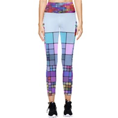 To Dye Abstract Visualization Pocket Leggings  by uniart180623