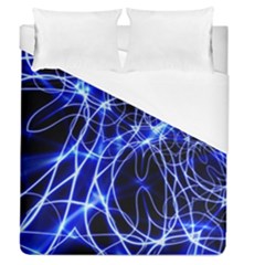 Lines Flash Light Mystical Fantasy Duvet Cover (queen Size) by Dutashop