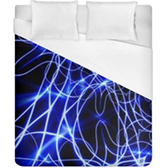 Lines Flash Light Mystical Fantasy Duvet Cover (california King Size) by Dutashop