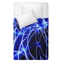 Lines Flash Light Mystical Fantasy Duvet Cover Double Side (single Size) by Dutashop