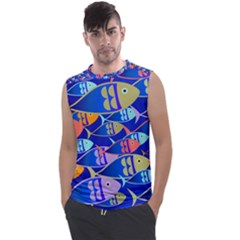 Sea Fish Illustrations Men s Regular Tank Top by Mariart