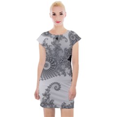 Apple Males Almond Bread Abstract Mathematics Cap Sleeve Bodycon Dress by Simbadda