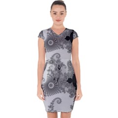 Apple Males Almond Bread Abstract Mathematics Capsleeve Drawstring Dress  by Simbadda