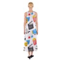 Cinema Icons Pattern Seamless Signs Symbols Collection Icon Sleeveless Maxi Dress View2