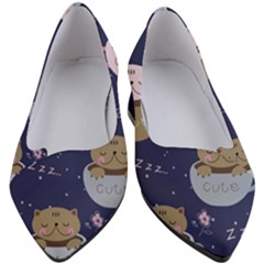 Cute Kittens Sleep Sweetly Mugs Women s Block Heels  by Simbadda