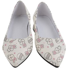 Cute Pattern With Easter Bunny Egg Women s Block Heels  by Simbadda