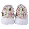 Pink Animals Pattern Women s Velcro Strap Shoes View4