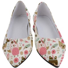 Pink Animals Pattern Women s Block Heels  by Simbadda