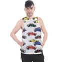 Cars Pattern Men s Sleeveless Hoodie View1