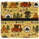 Seamless Pattern Funny Ranger Cartoon Seat Cushion View4