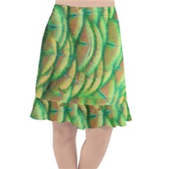 Beautiful Peacock Fishtail Chiffon Skirt by Simbadda