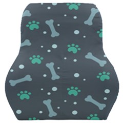 Bons Foot Prints Pattern Background Car Seat Back Cushion  by Simbadda