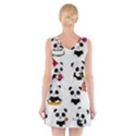 Playing Panda Cartoon V-Neck Sleeveless Dress View2