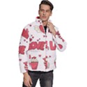 Hand Drawn Valentines Day Element Collection Men s Puffer Bubble Jacket Coat View3