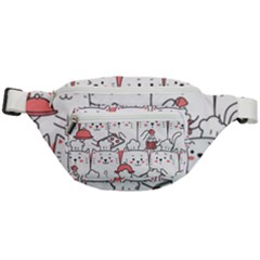 Cute-cat-chef-cooking-seamless-pattern-cartoon Fanny Pack by Simbadda