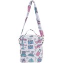 Transportation Seamless Pattern Crossbody Day Bag View3