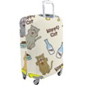 Happy-cats-pattern-background Luggage Cover (Large) View2