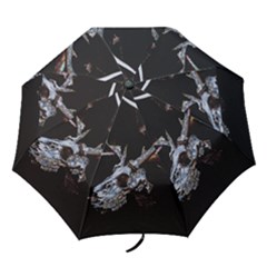 Deer Skull Folding Umbrellas by MonfreyCavalier