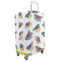 Seamless-pattern-with-hand-drawn-bird-black Luggage Cover (Medium) View2