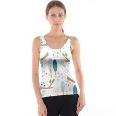 Pattern-sloth-woodland Women s Basic Tank Top by Simbadda