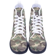 Camouflage Design Men s High-top Canvas Sneakers by Excel