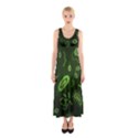 Bacteria-virus-seamless-pattern-inversion Sleeveless Maxi Dress View1