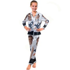 Img 20230716 195940 Img 20230716 200008 Kids  Satin Long Sleeve Pajamas Set by 3147330