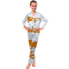 Img 20230716 190422 Kids  Satin Long Sleeve Pajamas Set by 3147330