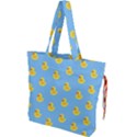 Rubber duck pattern Drawstring Tote Bag View1