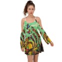 Monkey Tiger Bird Parrot Forest Jungle Style Boho Dress View1