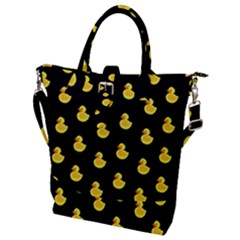 Rubber Duck Buckle Top Tote Bag by Valentinaart