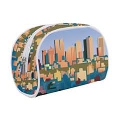 City Buildings Urban Dawn Make Up Case (small) by Bangk1t