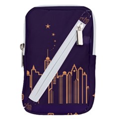 Skyscraper Town Urban Towers Belt Pouch Bag (large) by Bangk1t