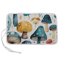 Mushroom Forest Fantasy Flower Nature Pen Storage Case (m) by Bangk1t