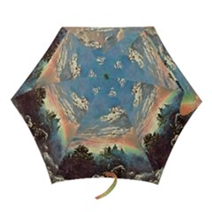 Abstract Art Psychedelic Arts Experimental Mini Folding Umbrellas by Bangk1t