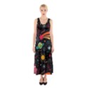 Seamless Pattern Space Sleeveless Maxi Dress View1