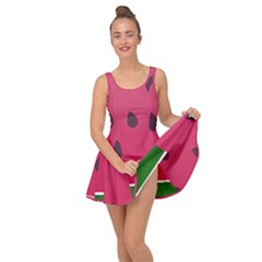 Watermelon Fruit Summer Red Fresh Food Healthy Inside Out Casual Dress by pakminggu