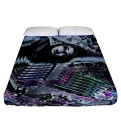 Cyberpunk Drama Fitted Sheet (queen Size) by MRNStudios