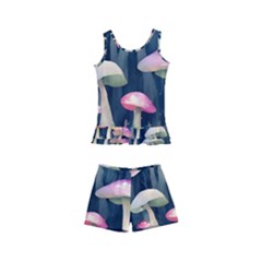 Mushroom Fungus Kids  Boyleg Swimsuit by Ravend