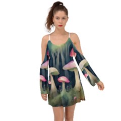 Mushroom Fungus Boho Dress by Ravend