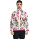 Flower Rose Pink Men s Bomber Jacket View1