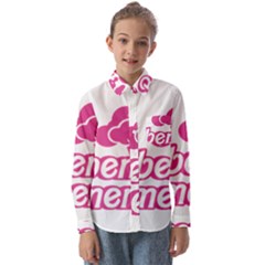 Barbenheimer Kids  Long Sleeve Shirt by Valentinaart