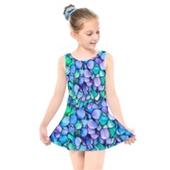 Pastel Kids  Skater Dress Swimsuit by zappwaits