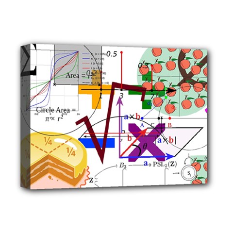 Mathematics Formula Physics School Deluxe Canvas 16  X 12  (stretched)  by Grandong