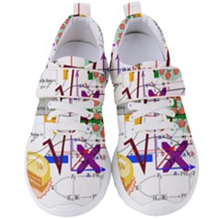 Mathematics Formula Physics School Women s Velcro Strap Shoes by Grandong