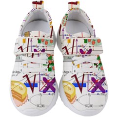 Mathematics Formula Physics School Kids  Velcro Strap Shoes by Grandong